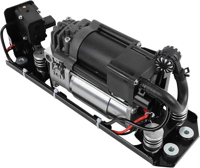 Air Suspension Compressor Pump Compatible with BMW 37206789450 F01 F02 F04 F11 535i 550i 740i 740Ld 750i 760Li Alpina B7 (New Model CompressorBracketValve Block)