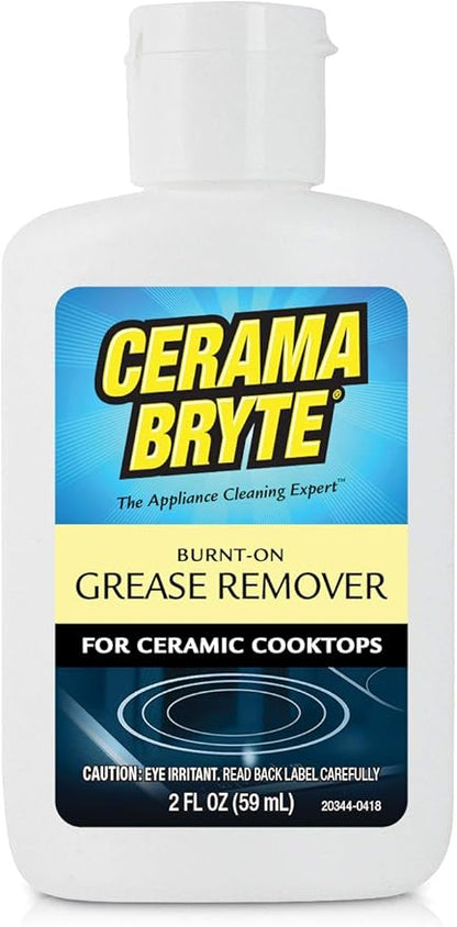 Cerama Bryte Burnt on Grease Remover, 2 Ounce Bottle (20812)