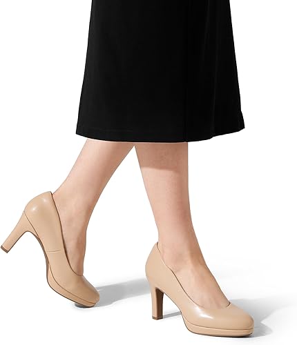 DREAM PAIRS Women's SDPU2365W Low Heel Pump Shoes