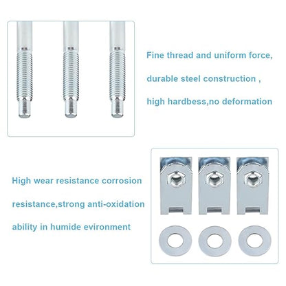 Truck Bed Mounting Bolt Nut Hardware Kit Compatible with 1997-2012 Ford F150,1997-2012 Ford Lobo Pickup, 2006-2008 Lincoln Mark LT Replaces  924-313, W708605-S436