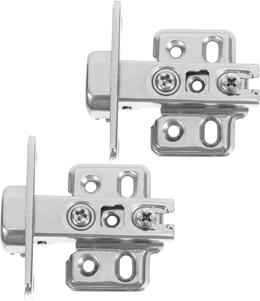 2pcs Stainless Steel Soft Close Concealed Hinges for European Kitchen Cabinets Full Overlay Design Effortless Installation Durability Versatile Furniture Use