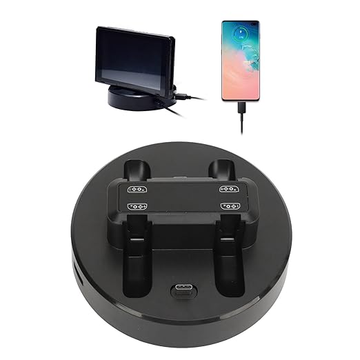 RiToEasysports Charger Station, Game Controller Charge Station Efficient Time Saving Charging Dock for Pro Controller