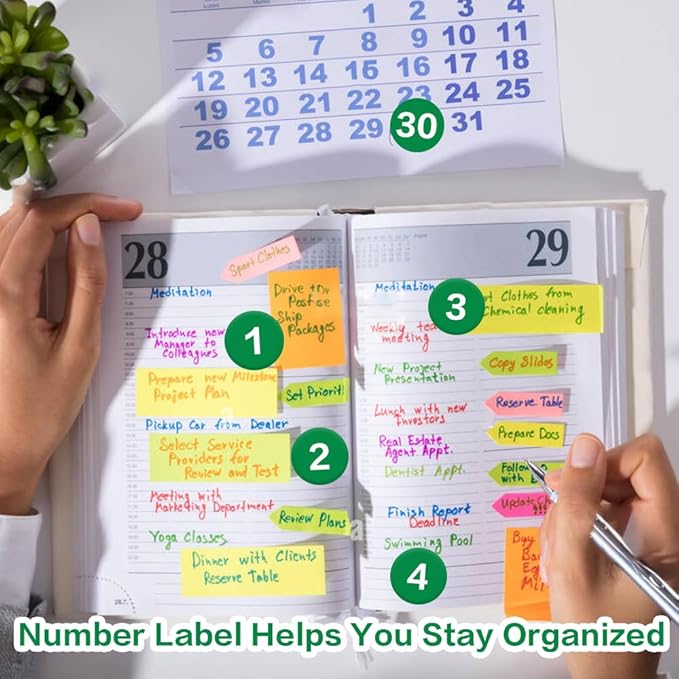 Number decals, consecutive number decals from 1 to 50, 10 sheets of round number labels, green vinyl small number decals for office, classroom, storage,