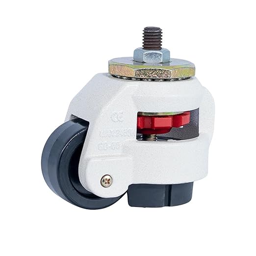 Level Adjustment Wheel Heavy Machinery Caster Heavy Duty Industrial Casters GD40F60F80F Swivel Fit Compatible Furniture Wheels (Size : 60S)