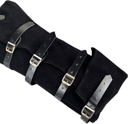 Pirate Boot Covers - Viking & Medieval Costume Boot Covers in Faux Leather for Steampunk & Renaissance Occasions