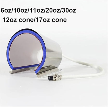 Silicone Heating pad Sublimation Machine Silicone Mug Heating Pad Mat Mug Heat Press Parts for Mugs Printing Press 11OZ 20OZ 30OZ Cups 110V220V(27cm 20oz 30oz,220V Fahrenheit)