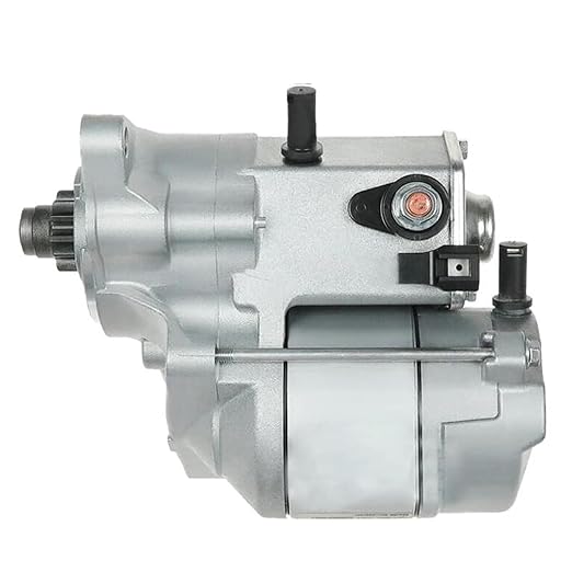 12V 1.2KW 9 Tooth Starter Motor Compatible with Kubota D722 D905 D1105 D1305 V1505 WG1605 Engines Front Mowers Excavators Generators Replaces 228000-0950 228080-0951