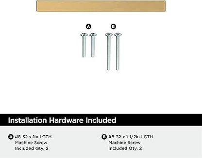 Amerock BP37170CZ Everyday Modern Cabinet Pull, 3 in (76 mm) Center-to-Center, Champagne Bronze