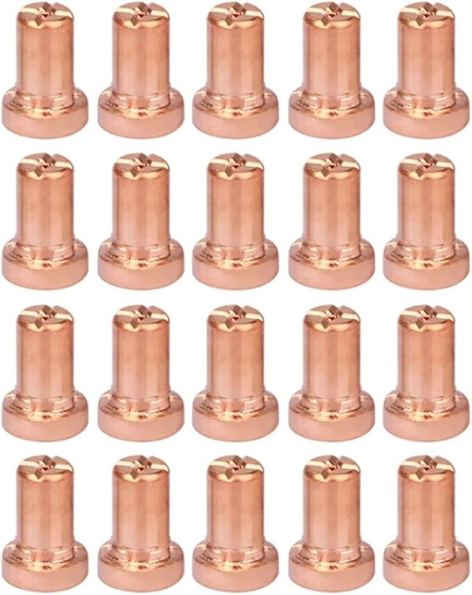 20/40/80/160 Pcs PT31 LG40 Plasma Cutter Electrode Tips Cup Nozzle Nickel Plated Consumables Kit for PT-31 CUT40 CUT50 PLC50D HYC410