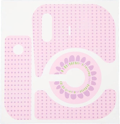 Kids Camera Instant Print,Body Stickers for Instax Mini12 Instant Camera,PVC Creative Decorative Body Decal for Instax Mini12 Instant Camera for DIY,Polka Dot Sunflower Pattern
