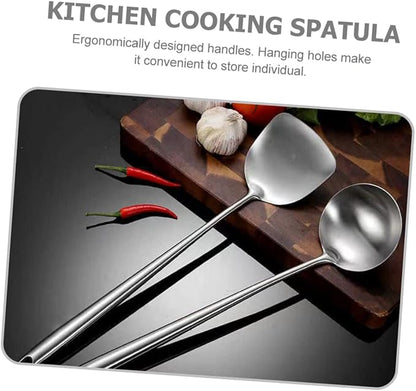 Stainless Steel Wok Cooking Utensil 304 Grade Spatula for Home Restaurant Use