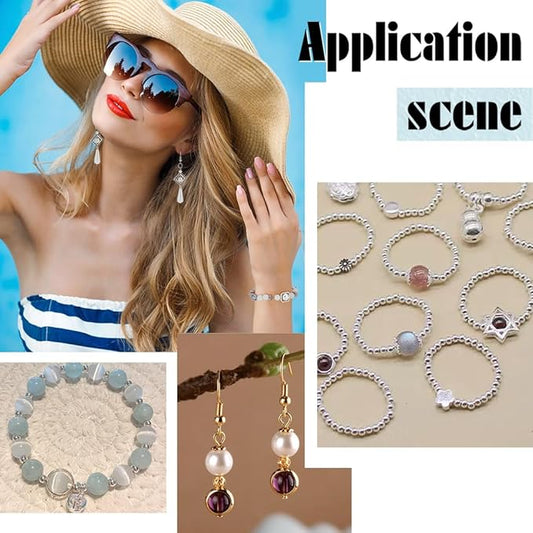 PH PandaHall 112pcs 8 Styles Bead Frames, Double Hole Frame Spacer Beads SquareOvalRound Bead Hugger Frame Connectors for DIY Earring Bracelet Necklace Jewelry Crafts Making, Antique Silver