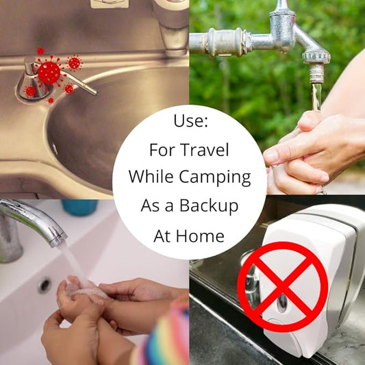 BORSALI Paper Soap Sheets - for Travel - Portable Dissolvable Dry Soap sheets; For Camping, Travel, Public Restrooms; 100 Refill Pieces To Go;