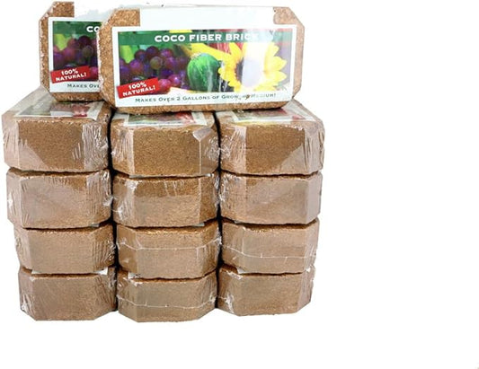 Coco Brick - for Composting Toilets, Seed Starting, and Soil Amendment