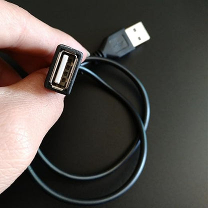 USB Extender Cable  USB 2.0 Extension Cord Male to Female - High-Speed Data Transfer Extension, Webcam, Smartphone, Keyboard, Printer, Hard Drive, and More Accessories