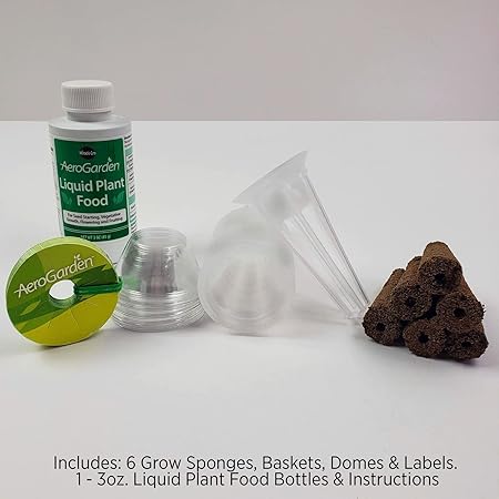 AeroGarden Grow Anything Seed Pod Kit (6 pod), Model Number: 806528-0208
