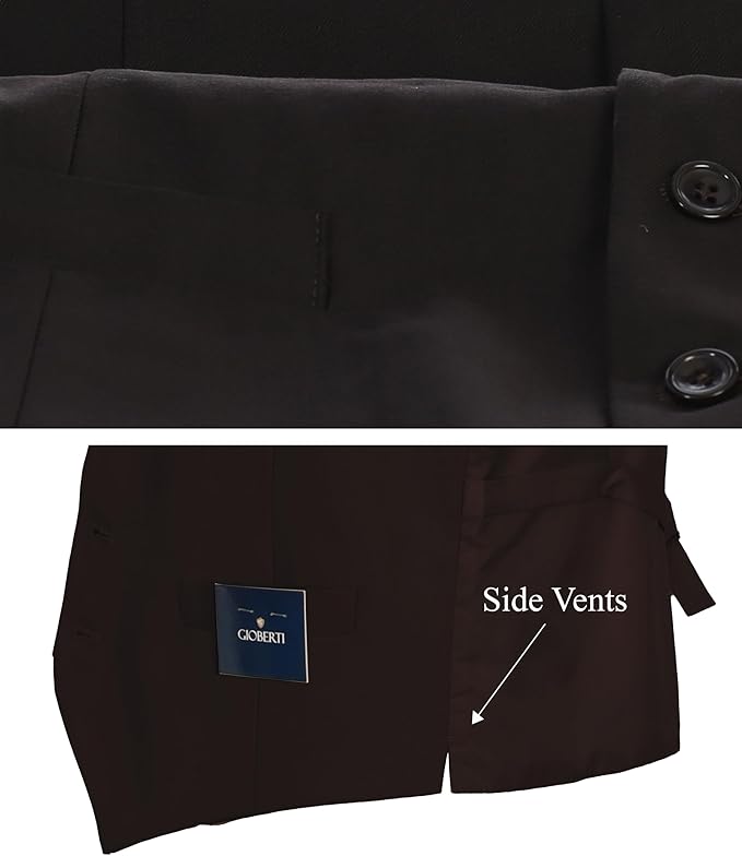 Gioberti Men's Formal Suit Vest Fit for Business or Casual Dress