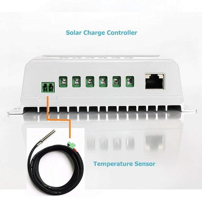 Epever Temperature Sensor Cable Fit for MPPT Solar Charge Controller with 3.81/2P Connector (RTS300R47K3.81A)