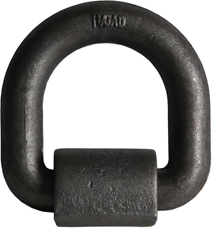 DC Cargo Weld-On D-Ring Tie-Down Anchors – 1" (2 Pack) Heavy-Duty Forged Steel with 46,800 lb. ABS – Rotating D-Rings Secure & Durable for Trailers, Trucks, Warehouses, Docks