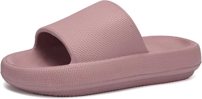 EQUICK Cloud Slides Pillow Slippers for Women and Men | Shower Slippers Bathroom Sandals | Ultra Soft | Cushioned Thick Sole | Indoor & Outdoor