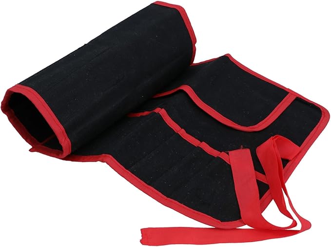 16 Pocket Canvas Tool Storage Roll Holder Mat Belt TE028