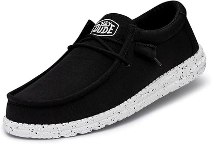 Hey Dude Men's Wally Slub Moc Toe Shoes