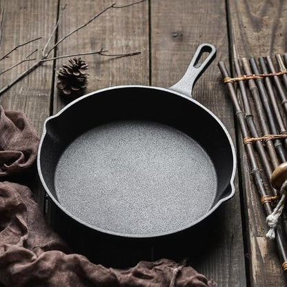Cast Iron Pans, Pan Sauté Kitchen Pan, Cast Iron Skillet with Handle (8 Inch)