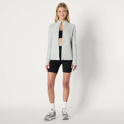 Women's Athletic Soft Performance Lightweight Zip Up Workout Running Jacket