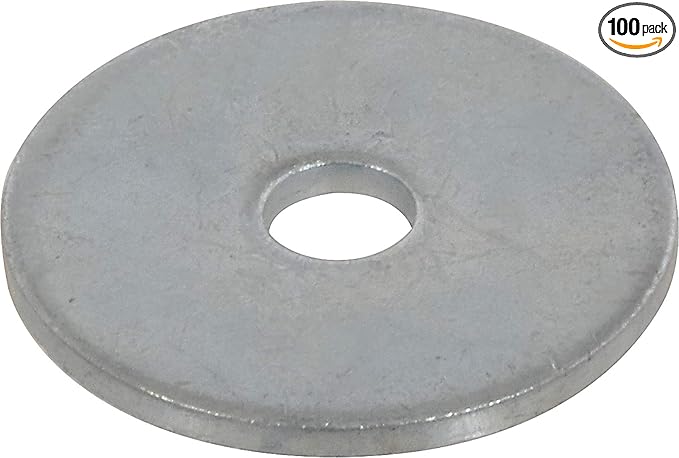 The Hillman Group 290039 Zinc Fender Washers, 3/8" x 2", 100 Pieces