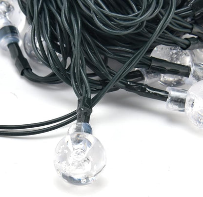 TREETDOBV 9.5m LED Outdoor String Lights, with 50 Shatterproof Bulbs, 8 Lighting Modes String Lamp,Waterproof Connectable Hanging Christmas Lights Garden Wedding Backyard Porch Balcony Party