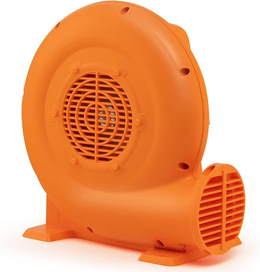 Costzon Air Blower, 380W 0.5HP Bounce House Blower with 25 FT SJTW Wire & Stakes, IPX4 Air Blower for Inflatables, ETL, GFCI Plug, Perfect for Inflatable Bouncer Blower, Jumper, Bouncy Castle Orange