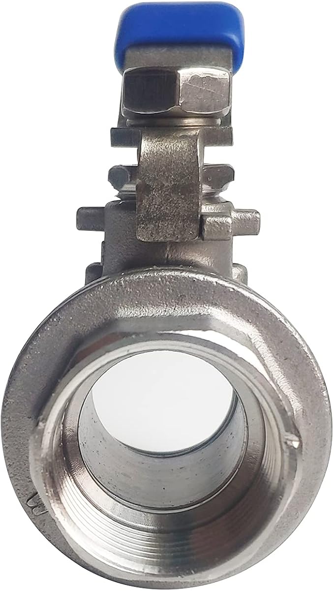 34"" Female Ball Valve NPT Thread 316 Stainless Steel Full Port Ball Valve WOG1000