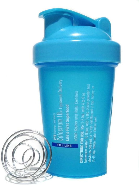 Protein Shaker Mixer Bottle - 500ml /16oz Colostrum and Dry Powder Manual Shaker