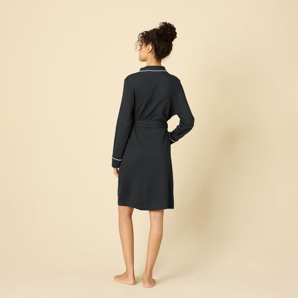 XL Essentials Women's Lightweight Waffle Full-Length Bath Robe (Available in Plus Size)