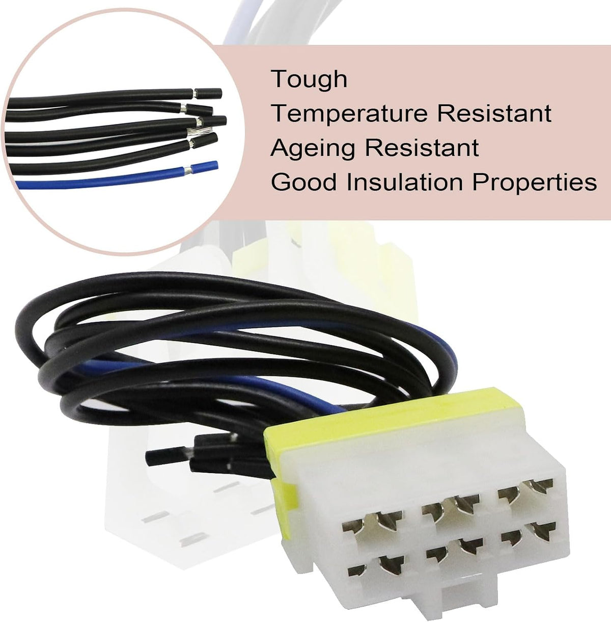 Manual Heater/AC HVAC control replacement wire pigtail 655-58785 Compatible with Subaru Crosstrek Impreza 2012-2016 72311fj050 72311SG010 72311SG300 72311FJ500