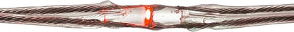 Vickerman 35Lt Red 360 Degree Battery Operated Micro Light Set, 6Hr OnOff Timer, Silver Wire with 4" Spacing, 12' Long, Uses AA Batteries