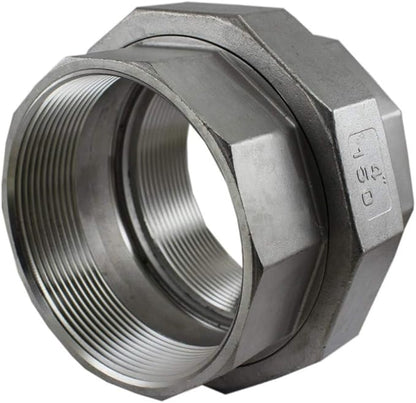 Duda Energy Union 4" Female Ports Stainless Steel Pipe Fitting