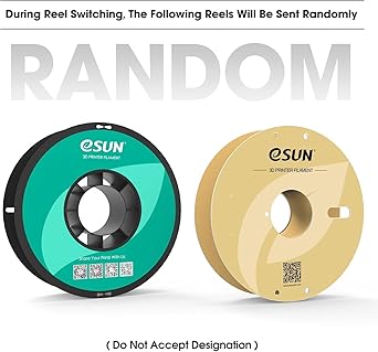 eSUN Silk Metal PLA Filament 1.75mm, Silky Metallic 3D Printer Filament PLA, Dimensional Accuracy - 0.05mm, 1KG Spool (2.2 LBS) 3D Printing Filament for 3D Printers, Silk Gold