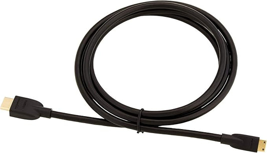 Basics High Speed Mini HDMI (Source) to HDMI (Display) Cable, 1.8 m, Black
