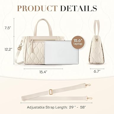 Missnine Tote Bag for Women, Lightweight Puffer Tote Bag, Large Capacity Quilted Shoulder Handbag for Travel, Work, Gym