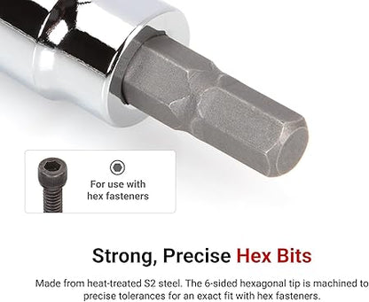TEKTON 38 Inch Drive x 4.5 mm Hex Bit Socket  SHB13203