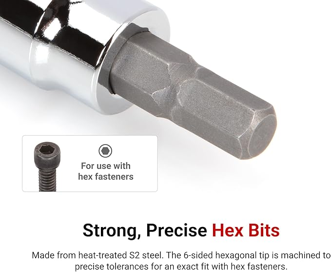 TEKTON 3/8 Inch Drive x 5.5 mm Hex Bit Socket | SHB13205
