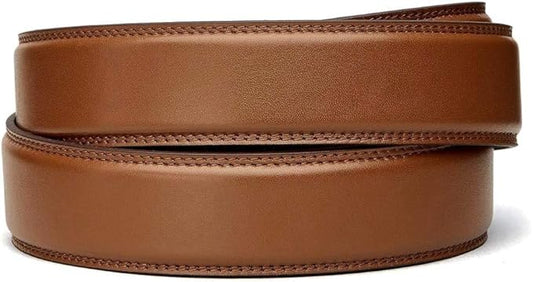 KORE Mens Full-Grain Leather Track Belt  1-38 wide no buckle