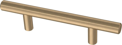 Franklin Brass (10-Pack) – Champagne Bronze Cabinet Handles, 3 Inch Hole Center, Modern Pulls for Drawers, Kitchen Cabinet Door, Dressers | Solid Bar