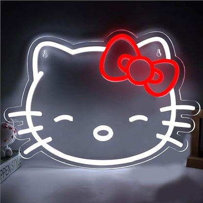 Pugna Cat Neon Signs for Wall Decor Cute Neon Lights for Bedroom Led Business Signs Suitable for Bedroom Man Cave Christmas Best Gift