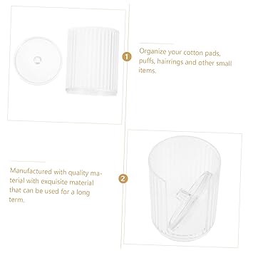 Powder Puff Storage Box Makeup Pad Organizer Makeup Sponge Clear Container with Lid Makeup Holder Blending Sponge Holder Beauty Sponge Makeup Containers Transparent Plastic
