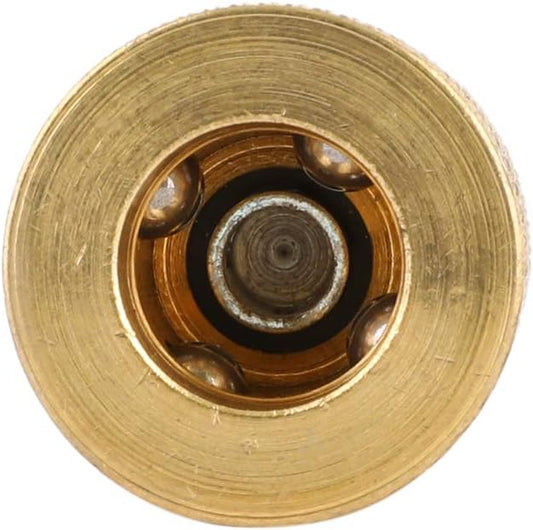 WYNNsky Industrial Air Coupler, 14 Inch Body Size, 38 Inch NPT Male Threads Size, Brass Air Compressor Hose Fitting