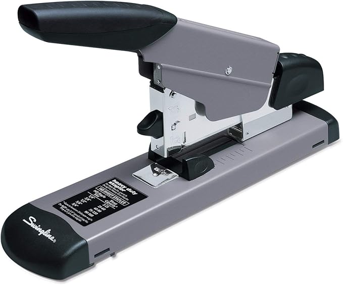 Swingline Heavy Duty Stapler, 160 Sheet Capacity, Jam Free, Metal, Black and Gray (39005)