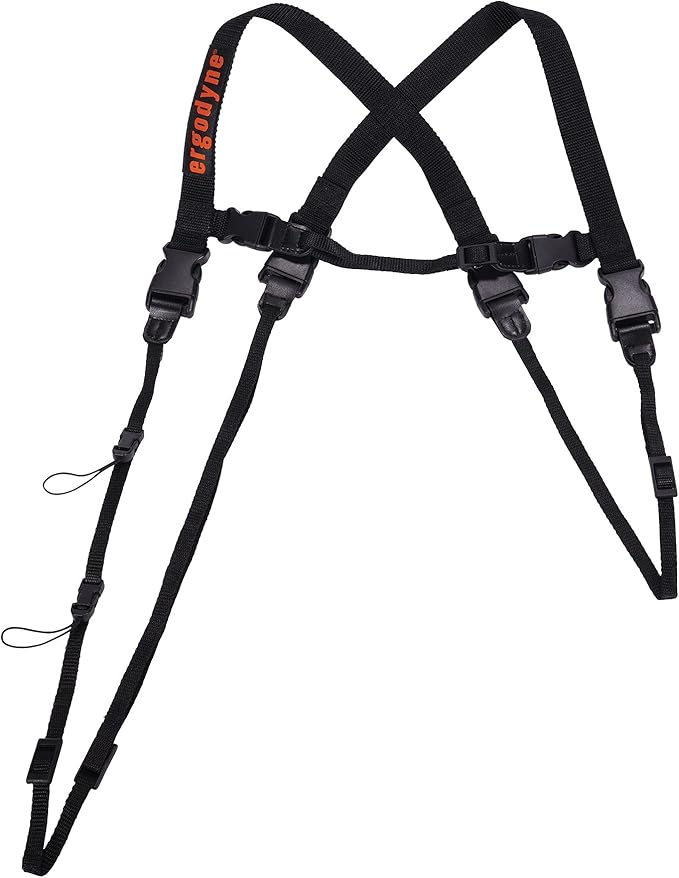 Ergodyne Squids 3132 Barcode Scanner Harness, Large , Black