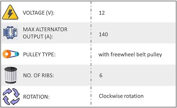 WAI 13998N Alternator